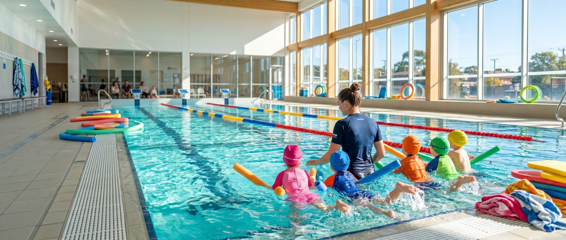 Clases de natación en BURBUJAS